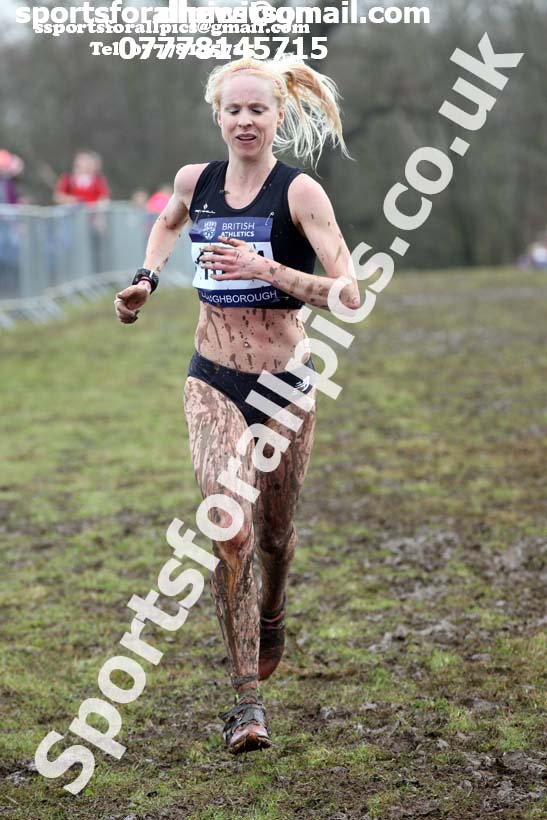 Senior womens 2018 British Inter Counties Cross Country Champs., Prestwold Hall, Loughborough. Photo: David T. Hewitson/Sports for All Pics